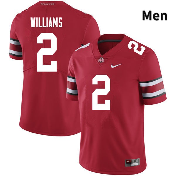 Ohio State Buckeyes Kourt Williams Men's #2 Red Authentic Stitched College Football Jersey